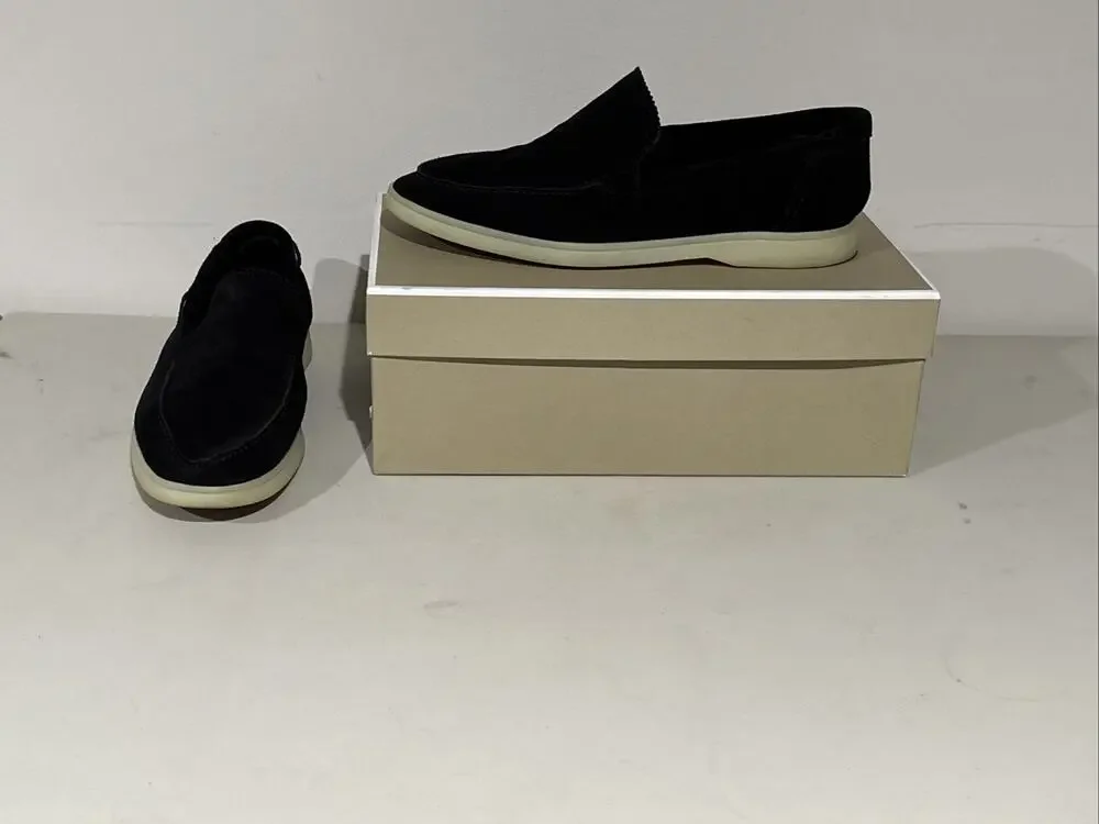 Aurelien Yacht Loafer 2.0 Black SoftEy Suede Men’s EU 43 US 10 w/ Box